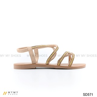 Sandal bệt  dây đá my my shoes sd571