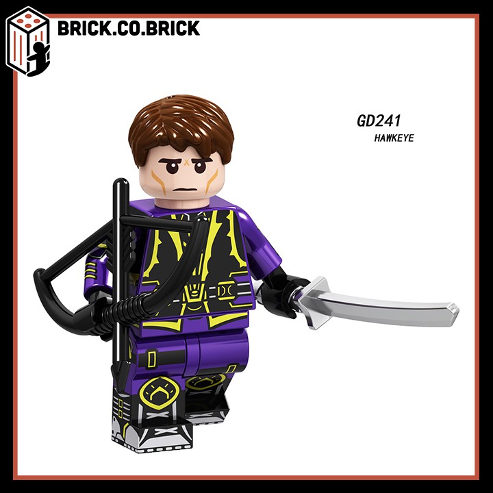 GD238 -> GD245 (CÓ SẴN) -Đồ chơi lắp ráp minifigure nhân vật lego siêu anh hùng Marvel Avengers End Game.