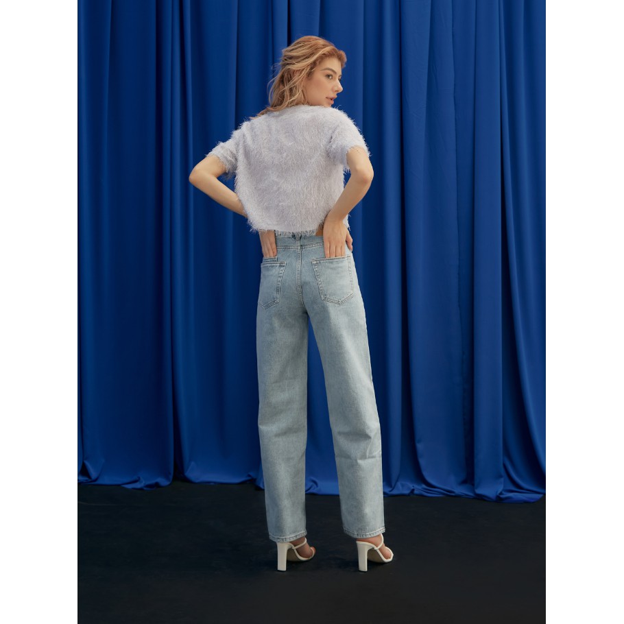 COCO SIN - Áo Croptop Lông Xanh Pastel | BigBuy360 - bigbuy360.vn