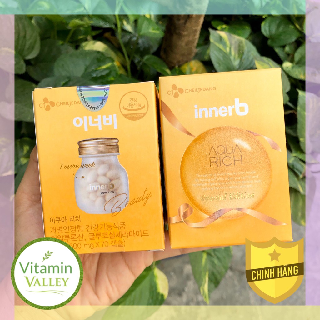 (NK Chính Ngạch Cty CJ Vietnam) Viên Uống Cấp Nước Innerb Aqua Rich Radiant Soft Skin DOUBLEUP | BigBuy360 - bigbuy360.vn