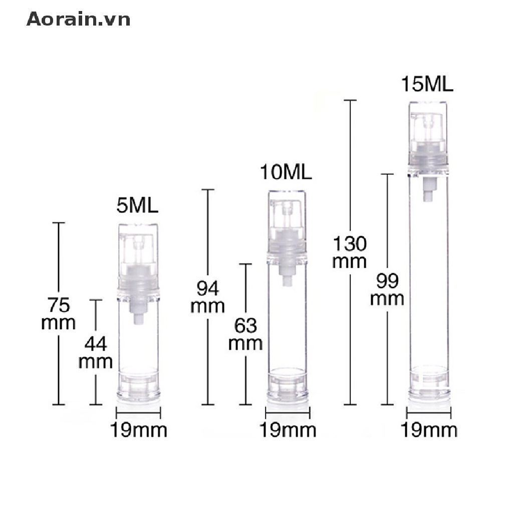 1 Chai Nhựa Rỗng 5 / 10 / 15ml Dùng Khi Đi Du Lịch