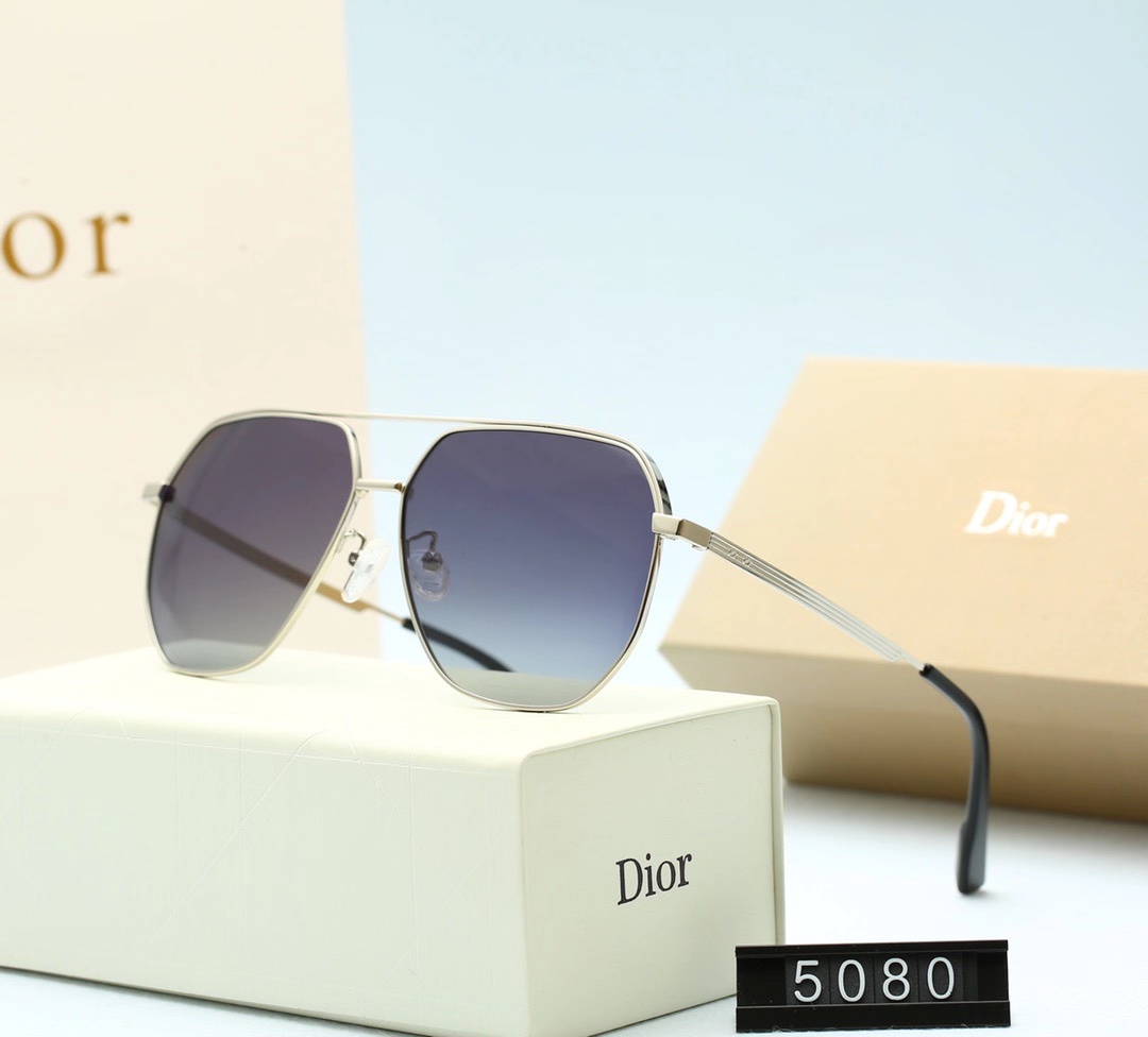 Xu hướng mới của châu Âu và Mỹ năm 2021 Kính mát có thương hiệu Christian Dior dành cho nữ Phân cực chính hãng (Có hộp và hộp đựng kính)