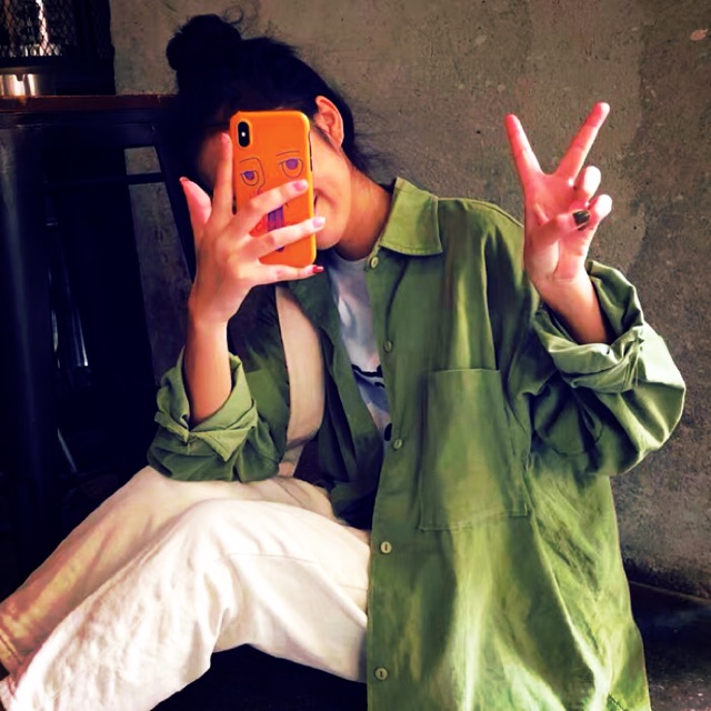 Áo khoác sơ mi kaki tay dài nam nữ unisex form Hàn quốc