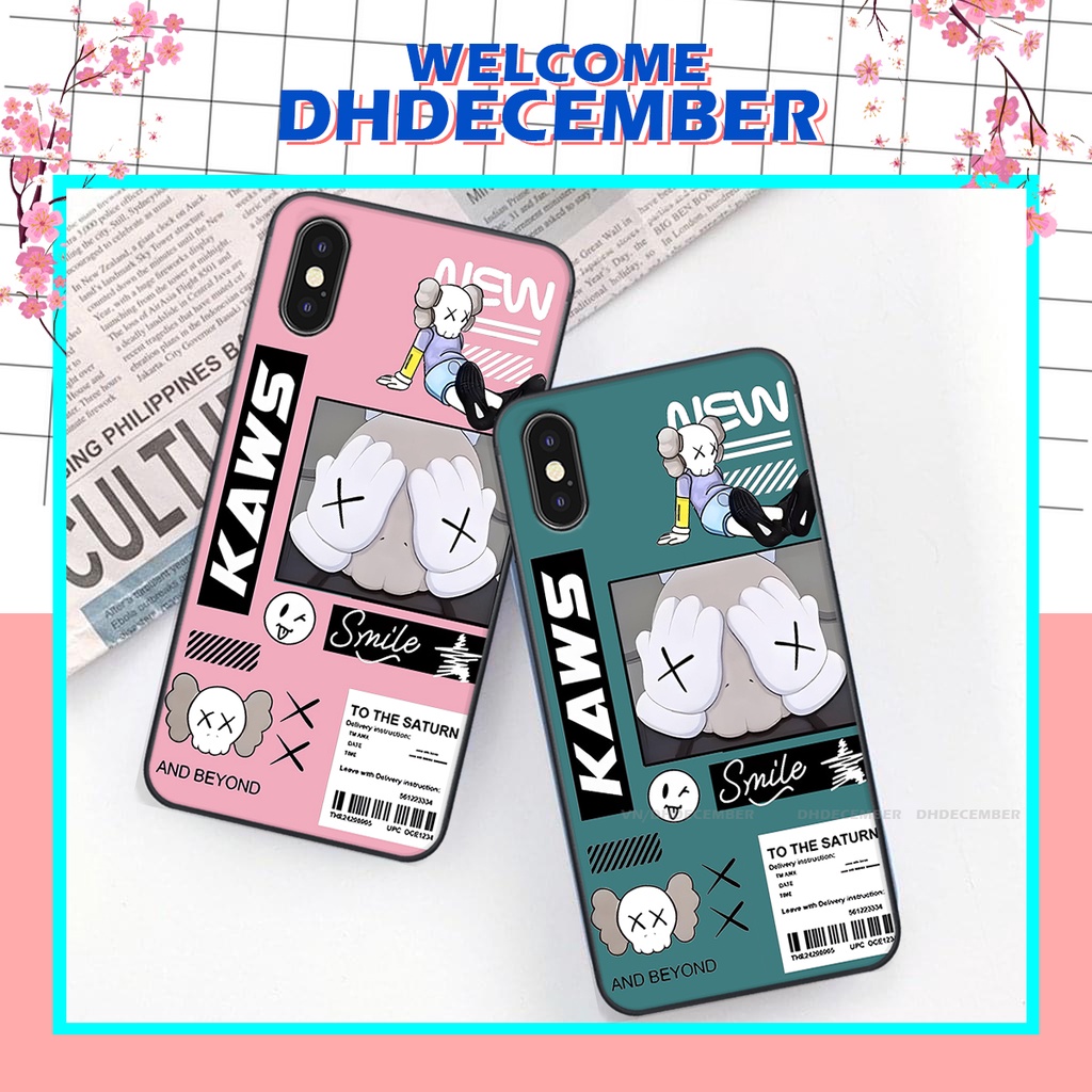 Ốp lưng iphone X / XS / XS MAX in hình gấu K@ws, gấu nâu, dor@emon RẺ- ĐẸP- BỀN