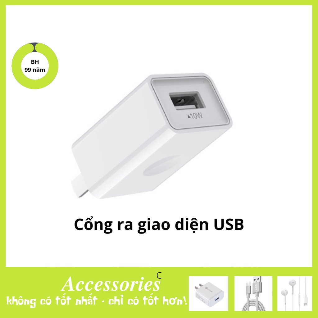 Củ Sạc  5V 1A Dành Cho Điện Thoại, máy tính bảng, camera ...