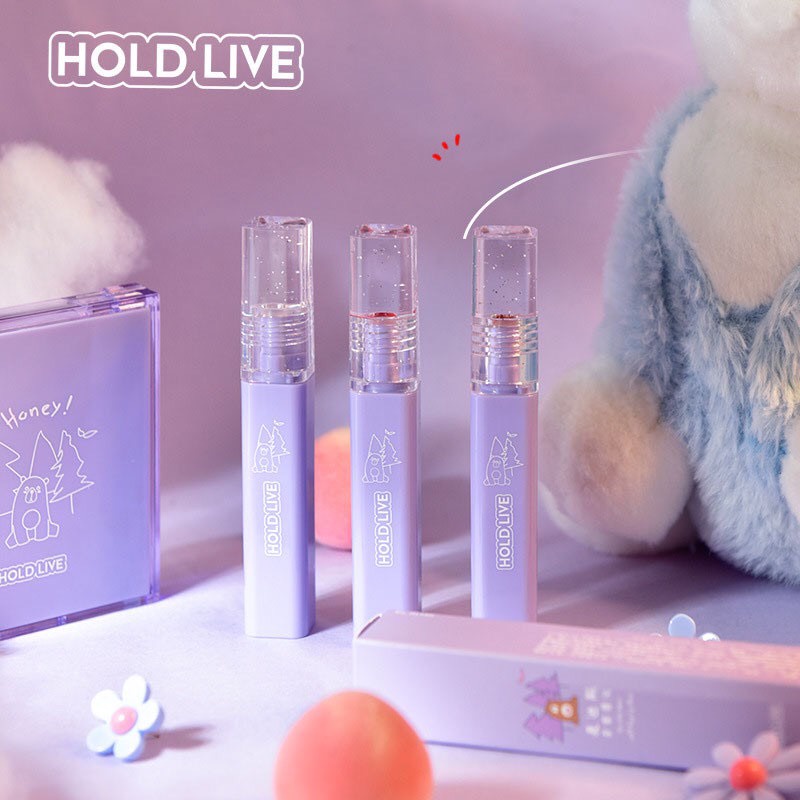 Son Kem Lì Hold Live Maddie Bear Mềm Mịn Lâu Trôi 10 Màu HL460 Tím Nội Địa Trung