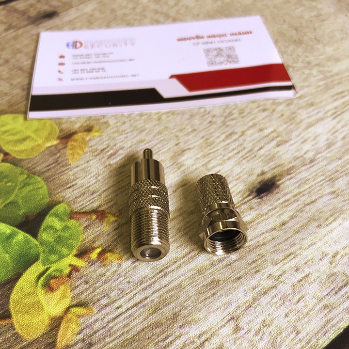 Jack AV RCA hoa sen vặn F5 đực, đầu bông sen rất chắc chắn