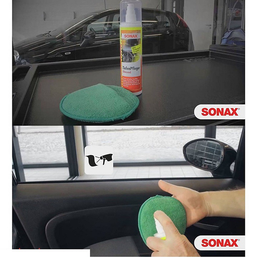 <Cao Cấp> Chất Bảo Dưỡng Và Làm Bóng Nhựa, Gỗ, Da Cao  Su Nội Thất ÔTÔ Sonax 380041 300ml GOODYSHOP