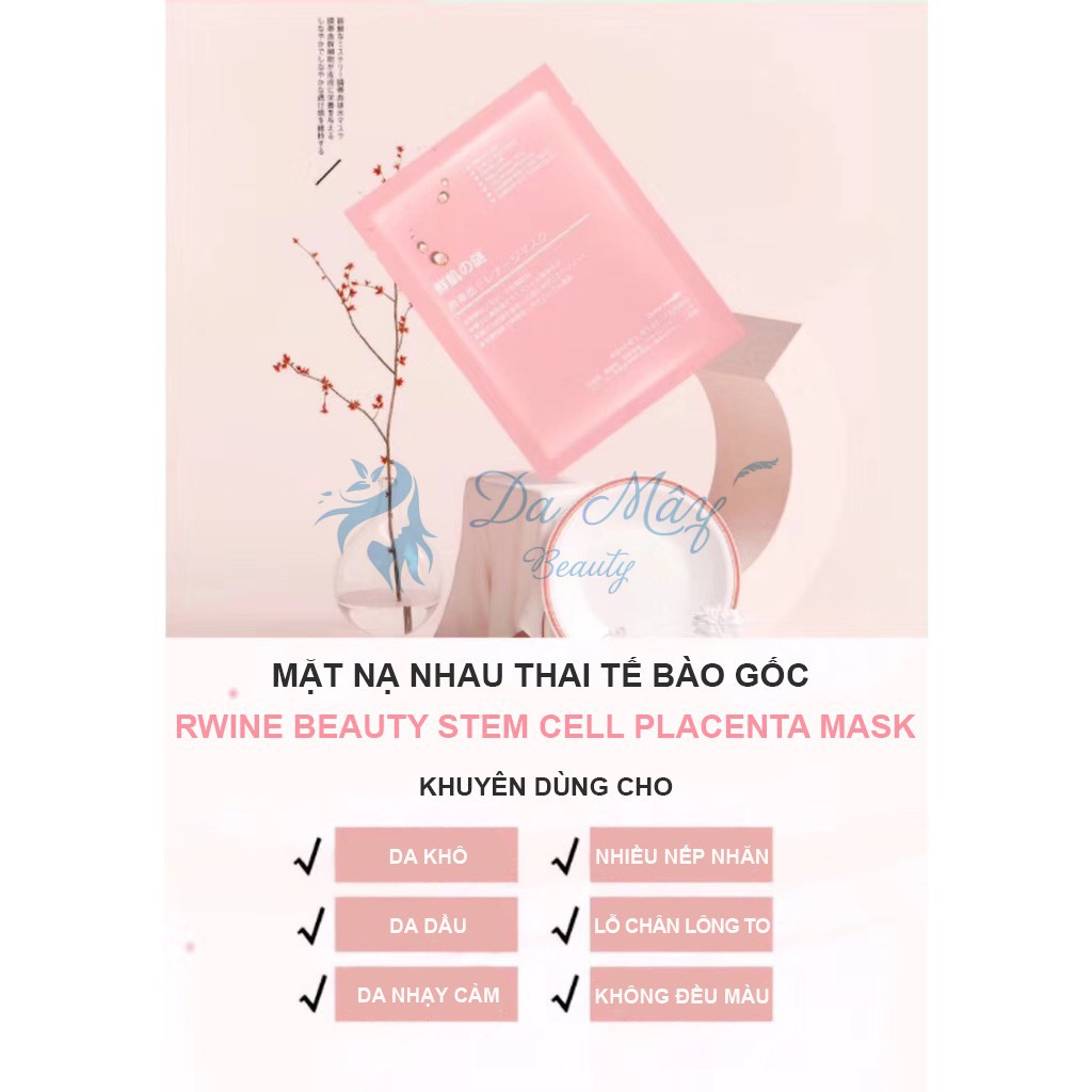 Mặt Nạ Nhau Thai Tế Bào Gốc Rwine Beauty Stem Cell Placenta Mask