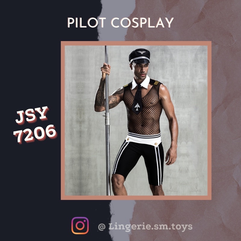 JSY7206 - Trang Phục Hoá Trang Nam Giới Phong Cách Cơ Trưởng