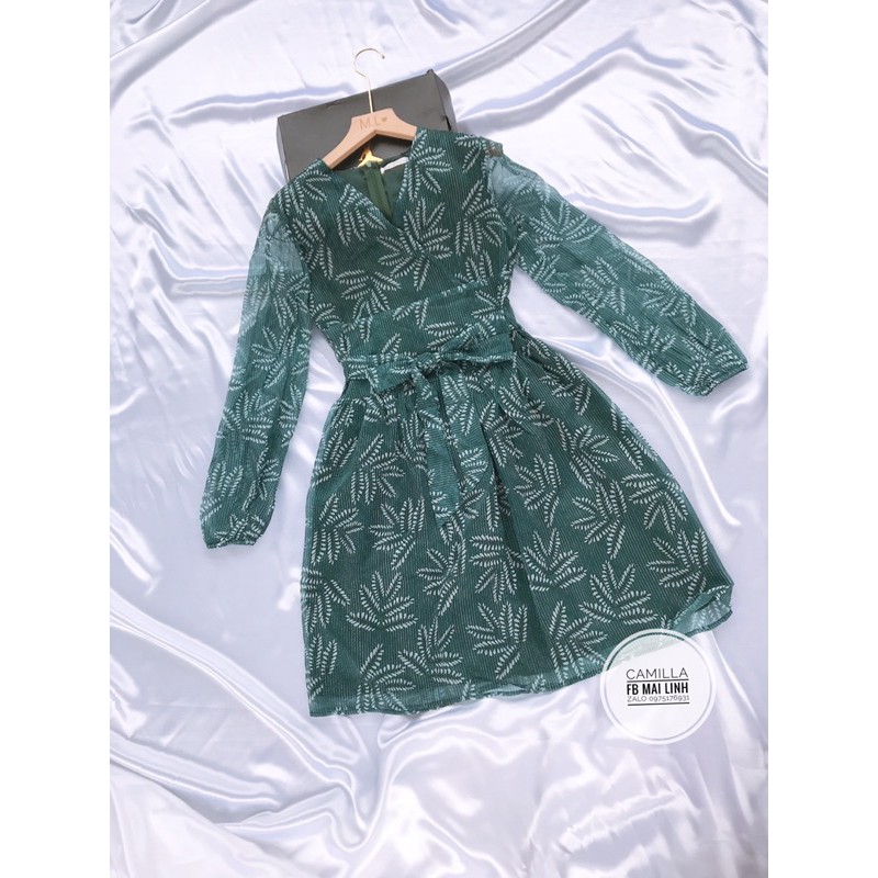 [Mã WASTMAY giảm 15% tối đa 30K đơn 150K] ⚡️ĐẦM VOAN XANH⚡️Đầm voan tơ xanh 2 lớp | BigBuy360 - bigbuy360.vn