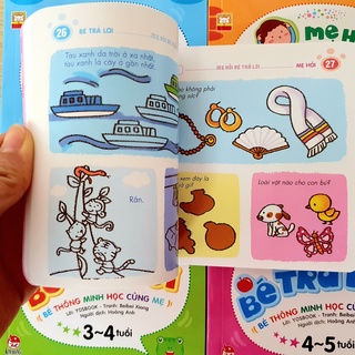 Sách - Combo Mẹ Hỏi Bé Trả Lời (4 Cuốn)