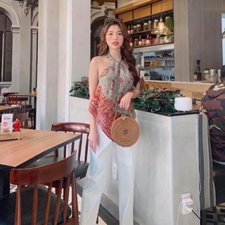 (Hàng Thiết Kế) Áo Yếm Thổ Cẩm