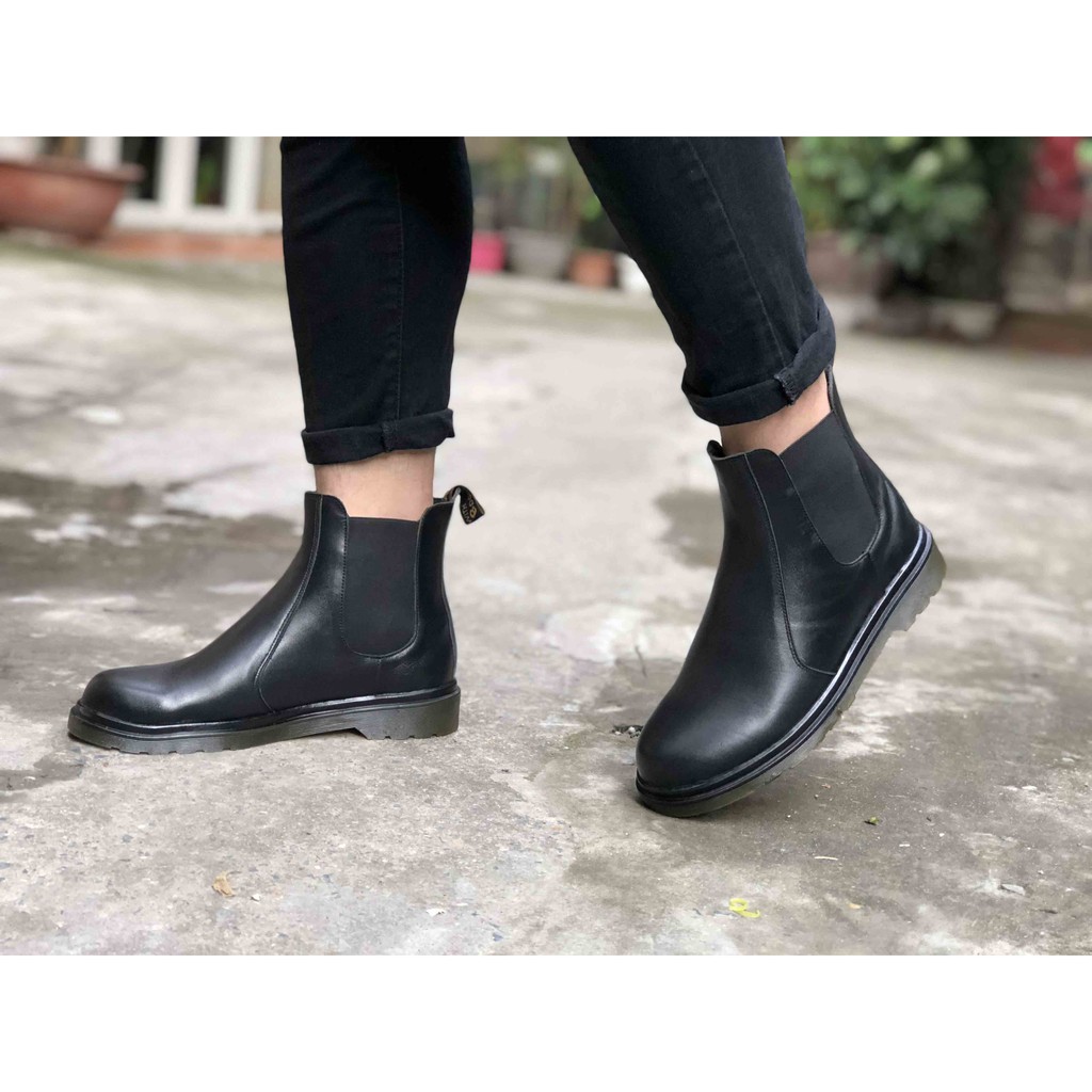 FREE SHIP Giày Cao Cổ Nam [Chelseaboot 1818] - Giày Nam G2 - Xưởng Giày Nam Da Bò 100%