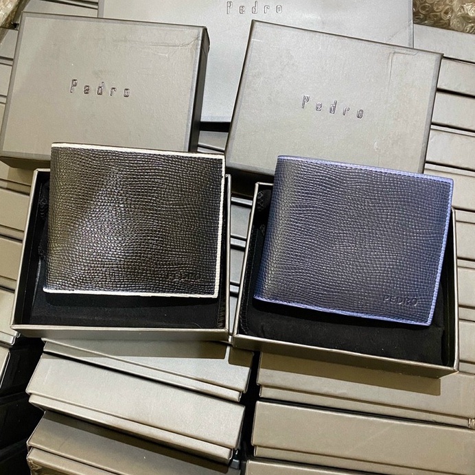 Ví nam Pedro. mẫu mới fullbox túi + giấy hãng