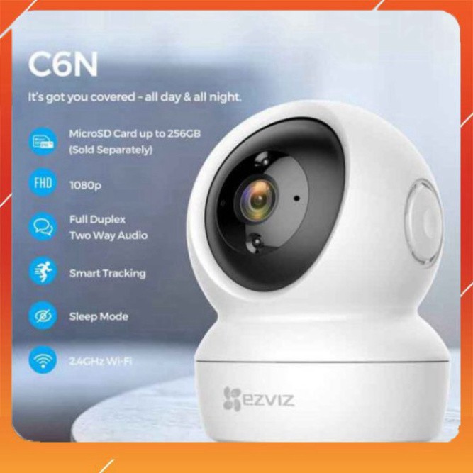 XẢ KHO THANH LÝ Camera Wifi 360 Ezviz Full HD 1080p bản 2019 - Smart Night Vision - C6N XẢ KHO THANH LÝ