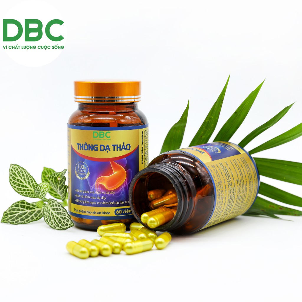 Viên Uống Thông Dạ Thảo DƯỢC BẢO CHÂU Hộp 30/60 Viên Hỗ Trợ Giảm Loét Dạ Dày Tá Tràng