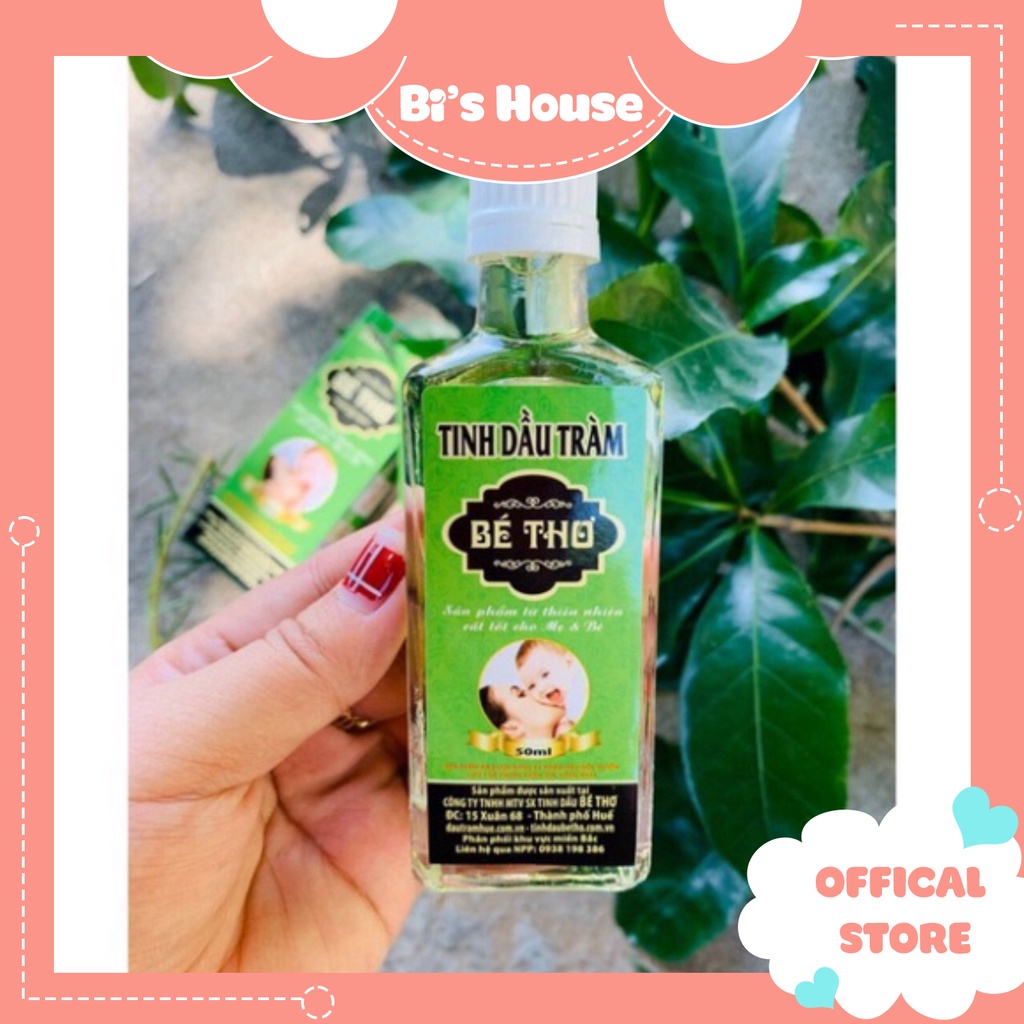 Dầu tràm Bé Thơ 50ml [ ẢNH THẬT ]🍀