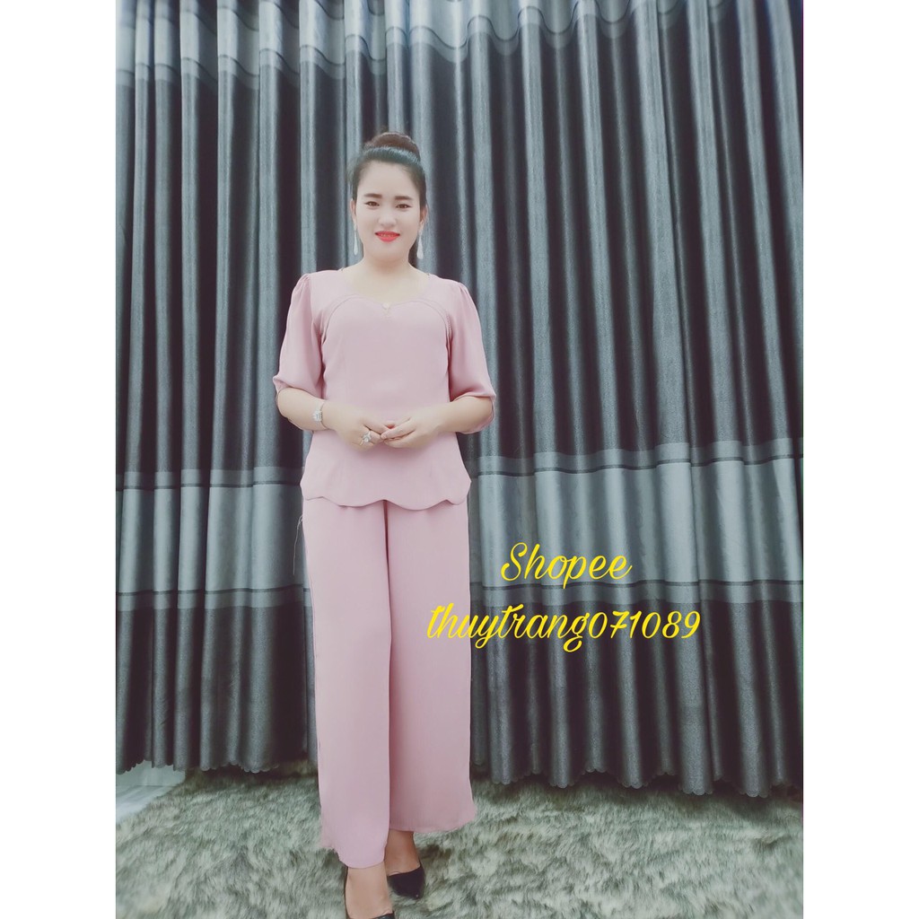 Đồ bộ trung niên, Đồ Bộ Mặc Nhà, Đồ Bộ Đi Chơi Thanh Lịch, Sang Trọng  (CÓ SIZE LỚN/BIGSIZE )(ẢNH THẬT/VIDEO) | BigBuy360 - bigbuy360.vn