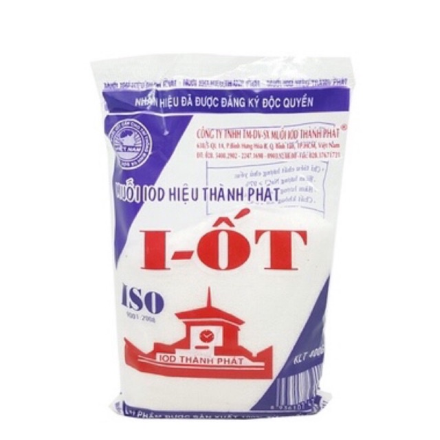 Muối I-ốt Thành Phát gói 400g