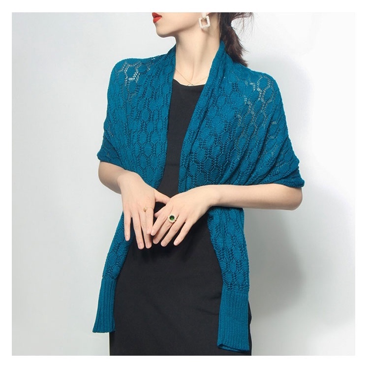 Áo Choàng Chống Nắng Tay Dài Dáng Rộng Thiết Kế Khoét Rỗng Phong Cách Sườn Xám Thời Trang Mùa Hè Cho Nữ