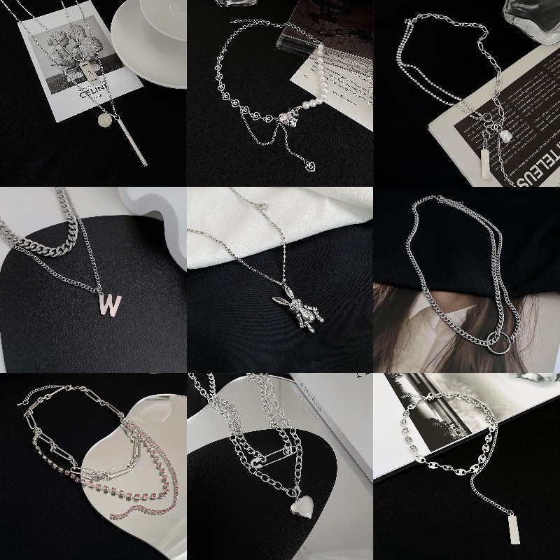 Vòng cổ thép titan phong cách hip hop cá tính