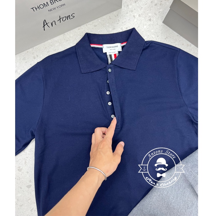 Áo Phông Polo Thom Browne Viền Lưng