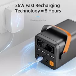 Pin sạc dự phòng dung lượng 100000 mAh O2 Project Sạc nhanh QC 3.0 36W bản nội địa PRC