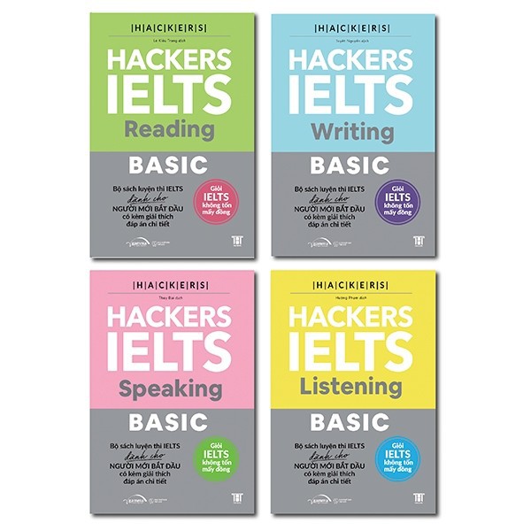 Sách Combo Hackers Ielts Basic (Bộ 4 Cuốn)