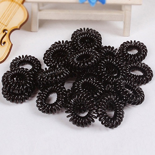 Bộ 10 dây buộc tóc co giãn bằng cao su cho nữ