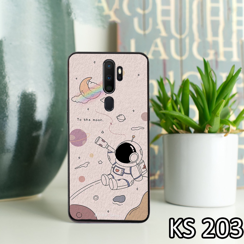 Ốp lưng Oppo A5 2020 - Oppo A9 2020 in hình Phi hành gia - Ốp Oppo lưng nhám viền TPU cao cấp