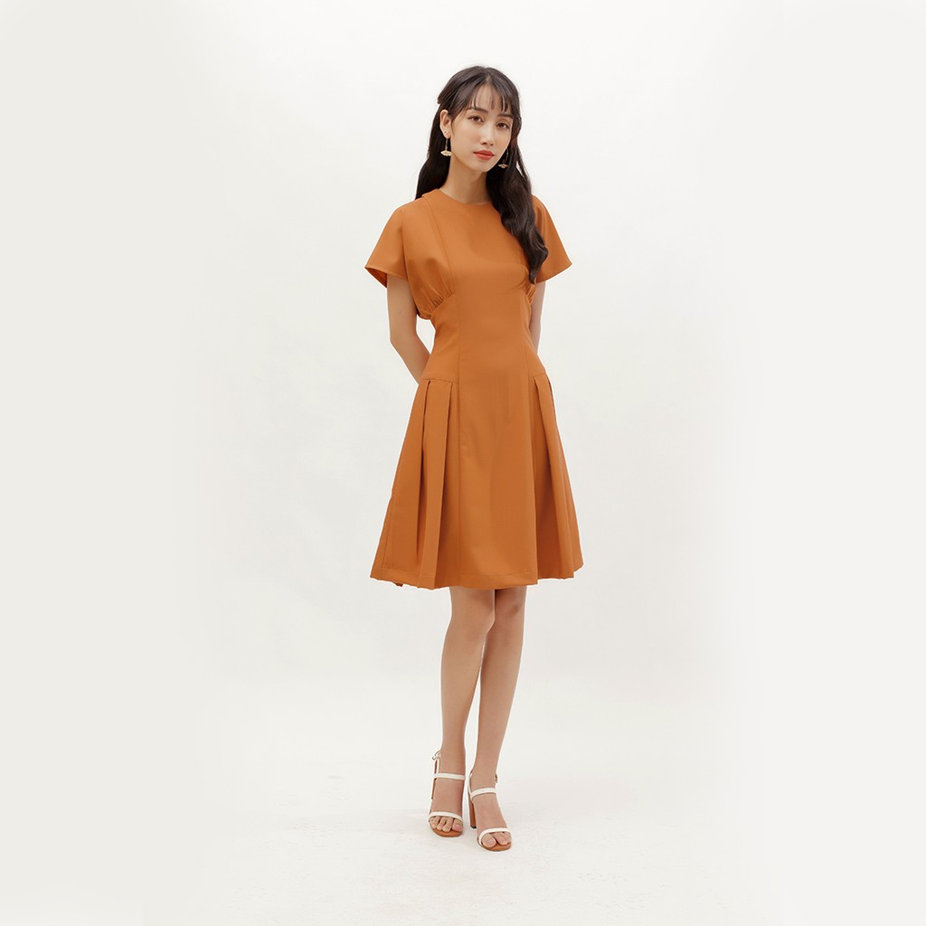 Đầm xòe cao cấp thời trang Eden tay cánh dơi duyên dáng nữ tính - D378 | BigBuy360 - bigbuy360.vn