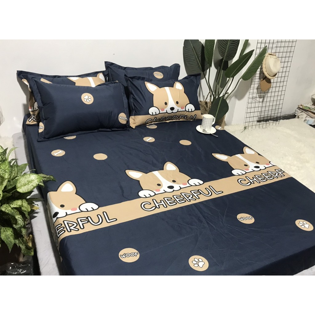 Ga Chống Thấm Cotton Hàn Quốc Chó Cheerful CTT23