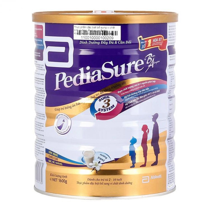 Sữa bột Abbott Pediasure B/A 1.6 Kg