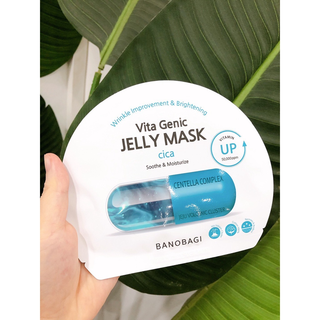 [Miếng lẻ] Mặt nạ Banobagi dưỡng ẩm, bổ sung Vitamin Vita Genic Jelly Mask các loại 30g
