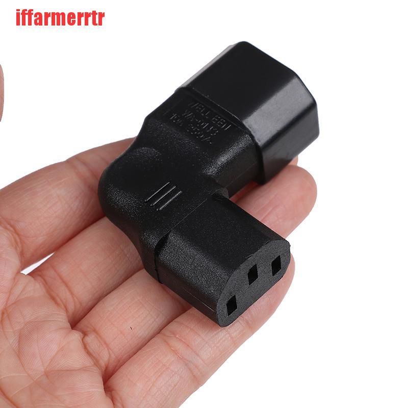 Bộ Chuyển Đổi Phích Cắm Iec 320 C14 Sang C13 Lcd Tv 90 Độ Gắn Tường Tiện Dụng | BigBuy360 - bigbuy360.vn