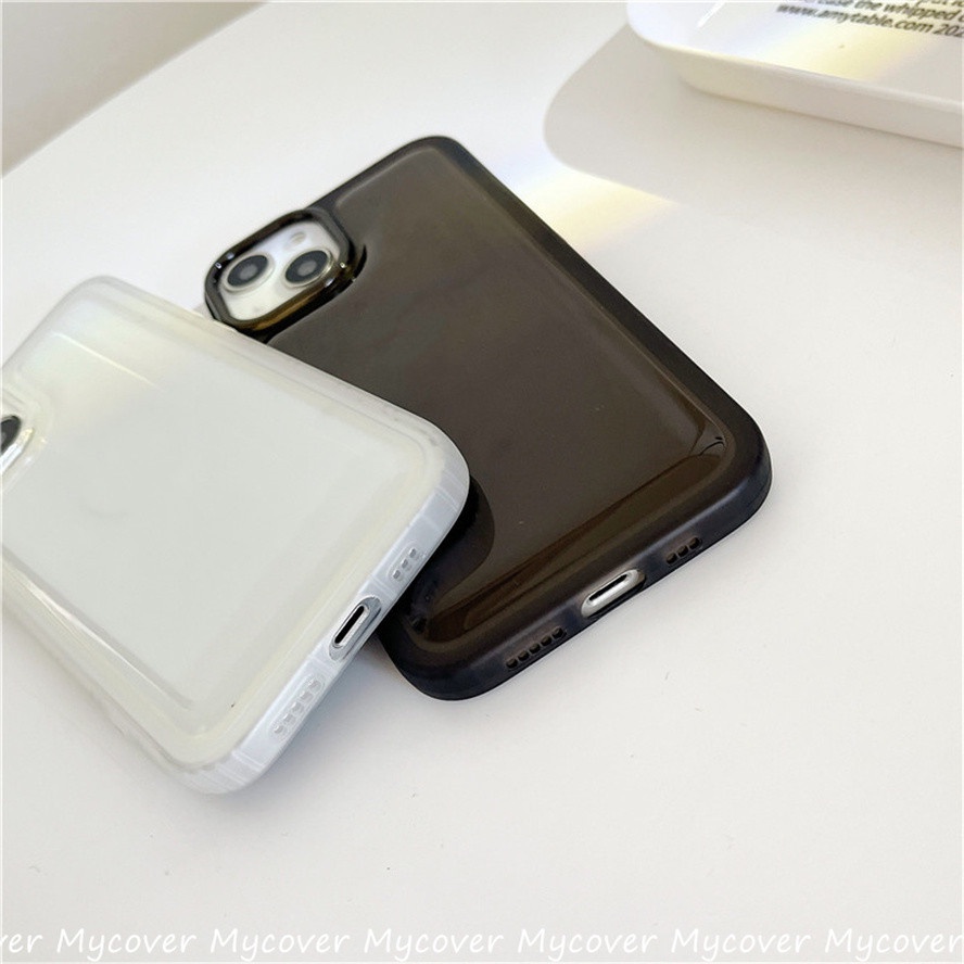 Ốp Điện Thoại Trong Suốt Chống Sốc Đơn Giản Cho iPhone 14 13 12 11 Pro Max Xs XR X