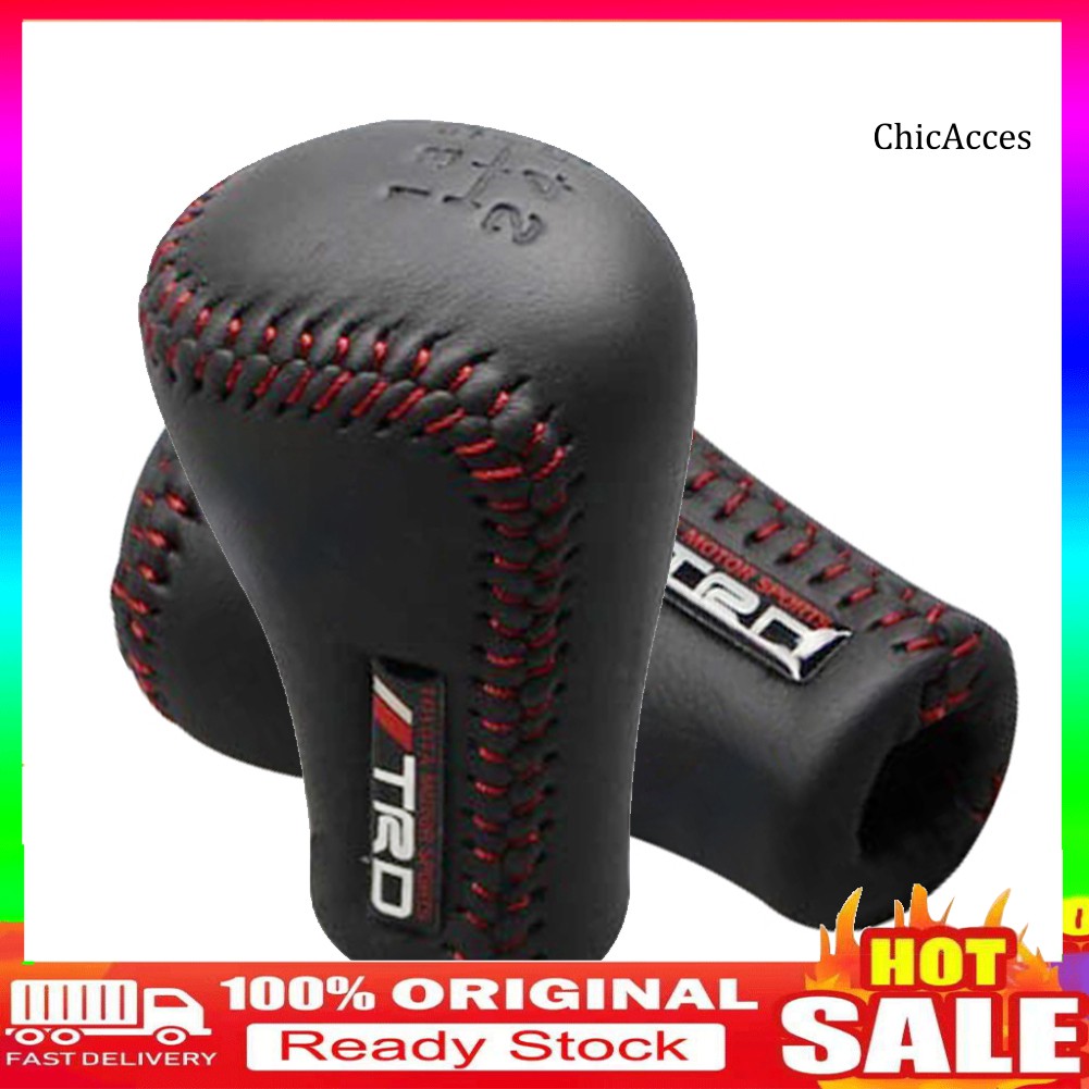 Đầu Cần Số 5 Tốc Độ Bọc Da Cho Xe Toyota Trd