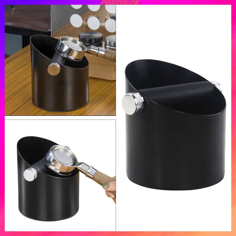 [PREDOLO2] Coffee Knock Box Grinds Waste Bucket for Coffee Maker Non-Slip for Home