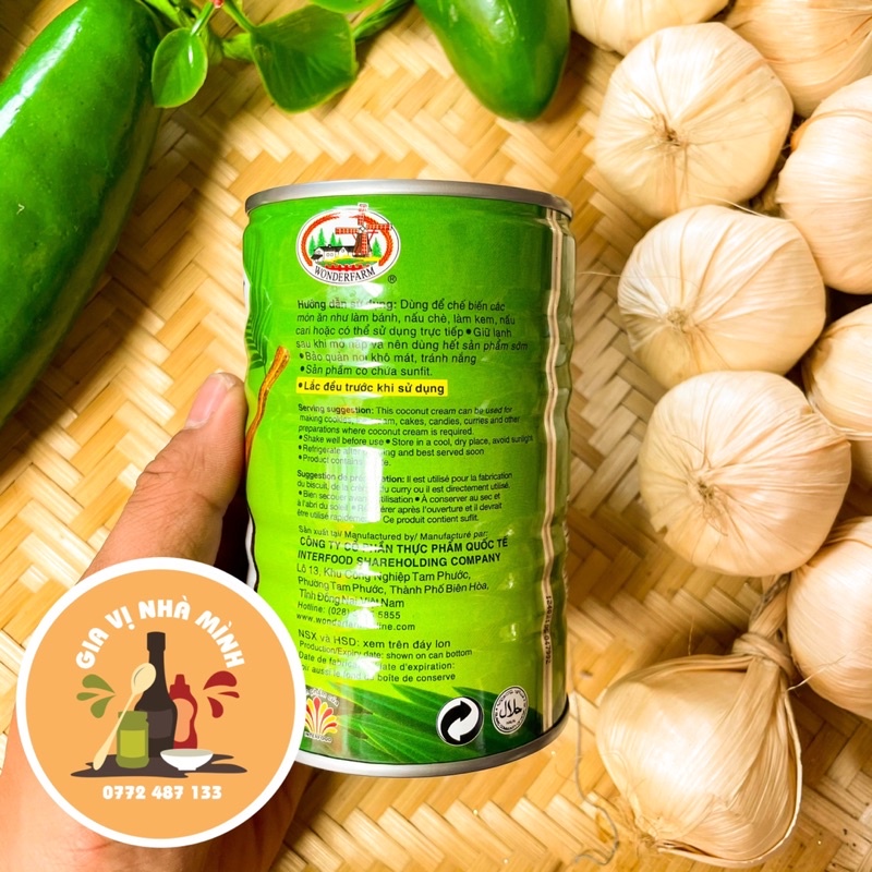 NƯỚC CỐT DỪA WONFERFARM 160GR -400GR