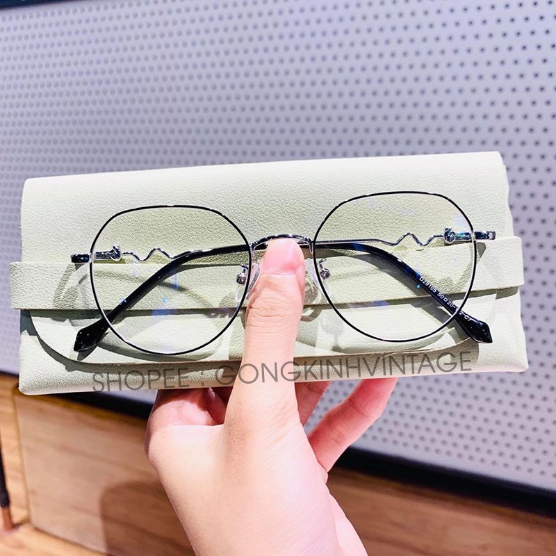 Gọng kính cận nữ ⚡𝑭𝑹𝑬𝑬𝑺𝑯𝑰𝑷⚡ chất liệu kim loại mảnh nhẹ 29105 - Fiveminutes Eyewear cắt cận 0-6 độ | BigBuy360 - bigbuy360.vn