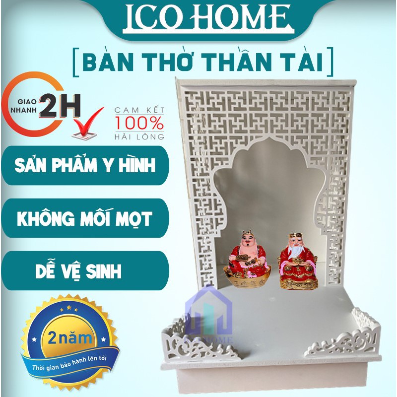 bàn thờ ông Địa màu trắng