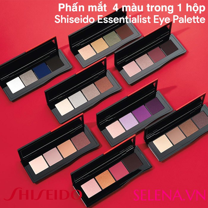 Phấn mắt Shiseido Essentialist Eye Palette 4 màu trong 1 hộp