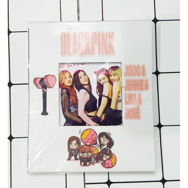 sticker blackpink cắt rời size to SCI3 có bao giấy cute dễ thương bullet journal