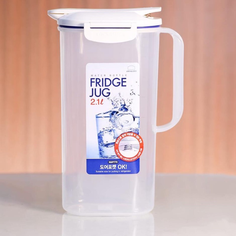Bình Nhựa Đựng Nước Tủ Lạnh Lock&lock Spring Jug Dung Tích 2.1L HAP770