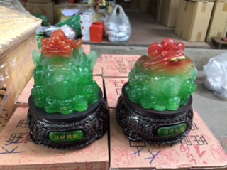 Combo Cóc thiềm thử và Tỳ Hưu (đế xoay)