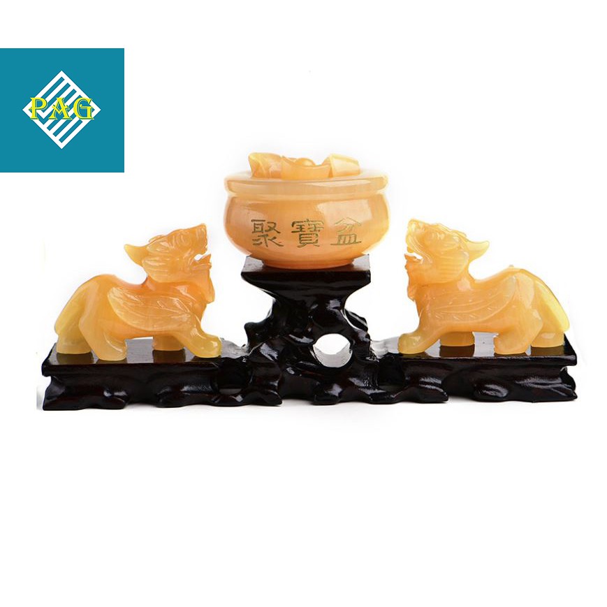 TỲ HƯU CHẦU BÁT TỤ BẢO ĐÁ NGỌC HOÀNG LONG