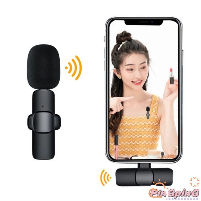 Micro Không Dây Mini Type-c Giảm Tiếng Ồn 48khz Tương Thích Với Điện Thoại Android