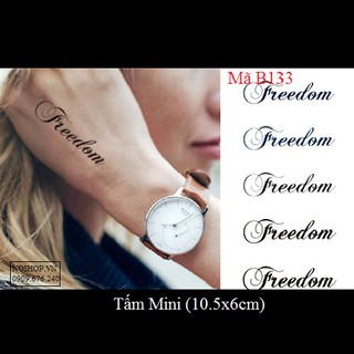 Hình xăm dán chữ B133