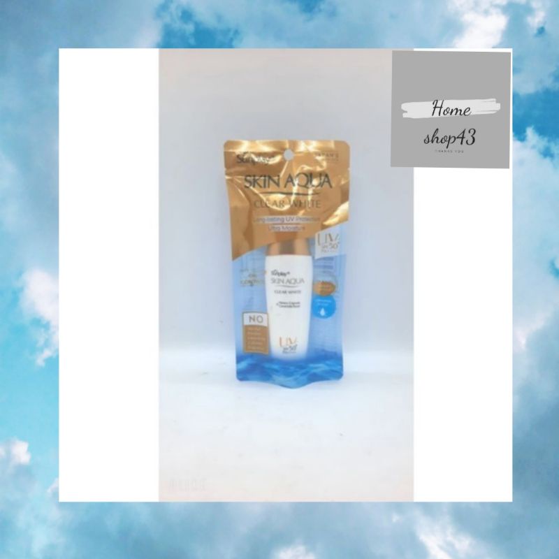 (Date 2024)[CHÍNH HÃNG] Kem chống nắng dưỡng trắng da SUNPLAY SKIN AQUA CLEAR WHITE SPF50+ PA++++ (25g)date mới